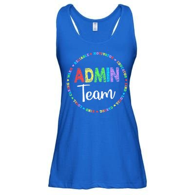 Admin Squad School Assistant Principal Team Administrator Ladies Essential Flowy Tank