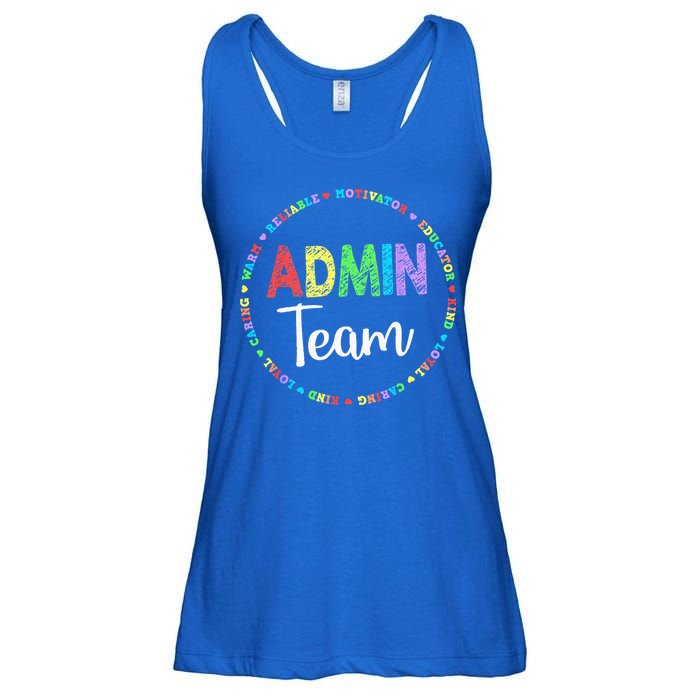 Admin Squad School Assistant Principal Team Administrator Ladies Essential Flowy Tank