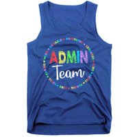 Admin Squad School Assistant Principal Team Administrator Tank Top
