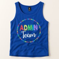 Admin Squad School Assistant Principal Team Administrator Tank Top