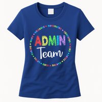 Admin Squad School Assistant Principal Team Administrator Womens T-Shirt