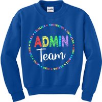 Admin Squad School Assistant Principal Team Administrator Kids Sweatshirt