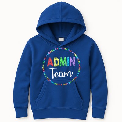 Admin Squad School Assistant Principal Team Administrator Kids Hoodie