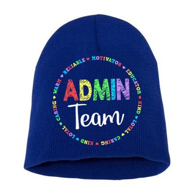Admin Squad School Assistant Principal Team Administrator Short Acrylic Beanie