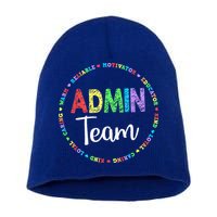Admin Squad School Assistant Principal Team Administrator Short Acrylic Beanie