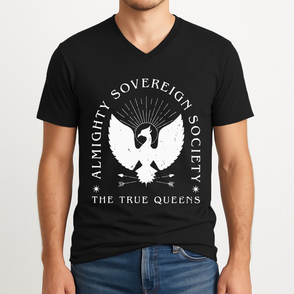 Almighty Sovereign Society Zodiac Academy Geraldine Grus V-Neck T-Shirt
