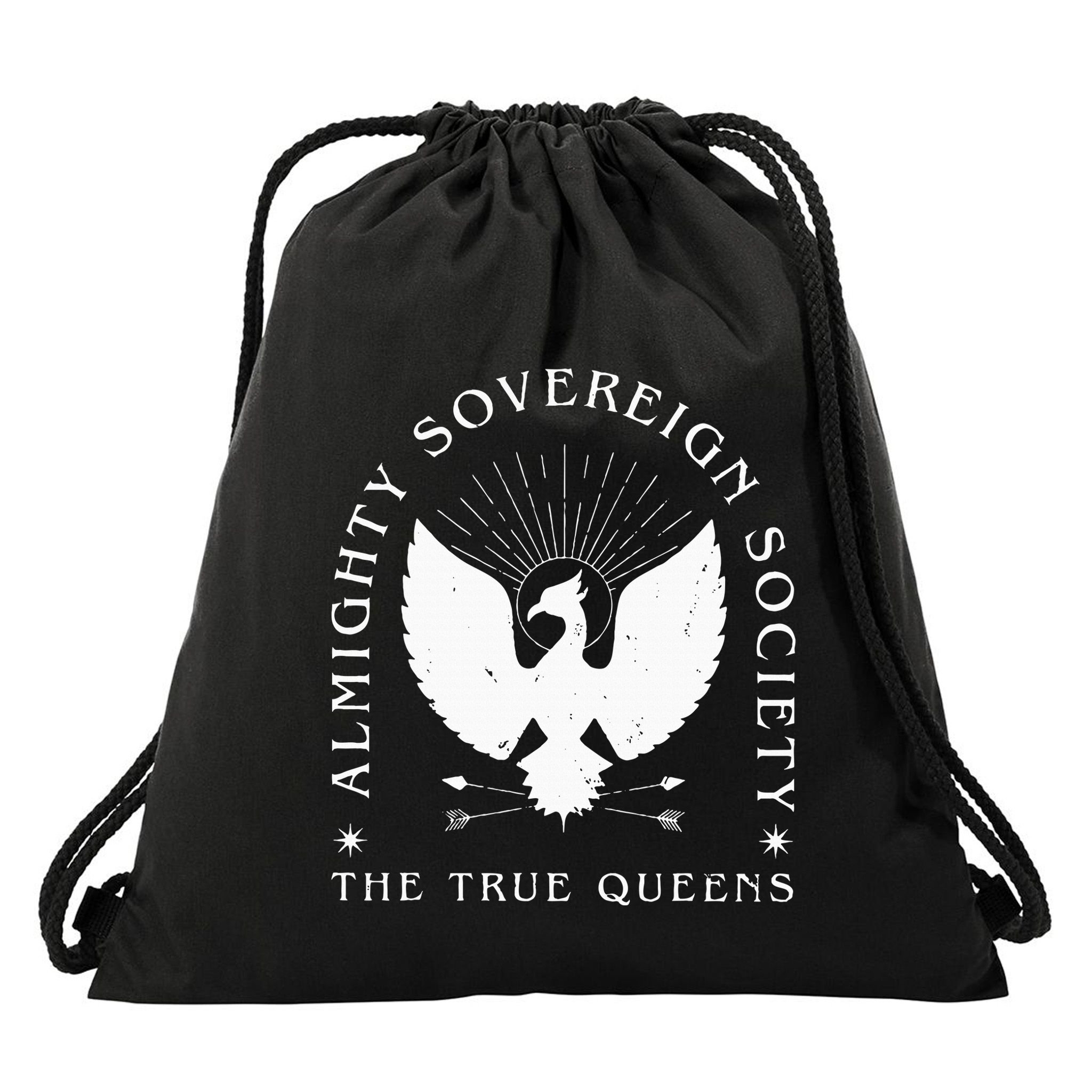Almighty Sovereign Society Zodiac Academy Geraldine Grus Drawstring Bag
