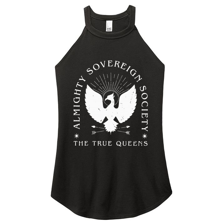 Almighty Sovereign Society Zodiac Academy Geraldine Grus Women's Perfect Tri Rocker Tank