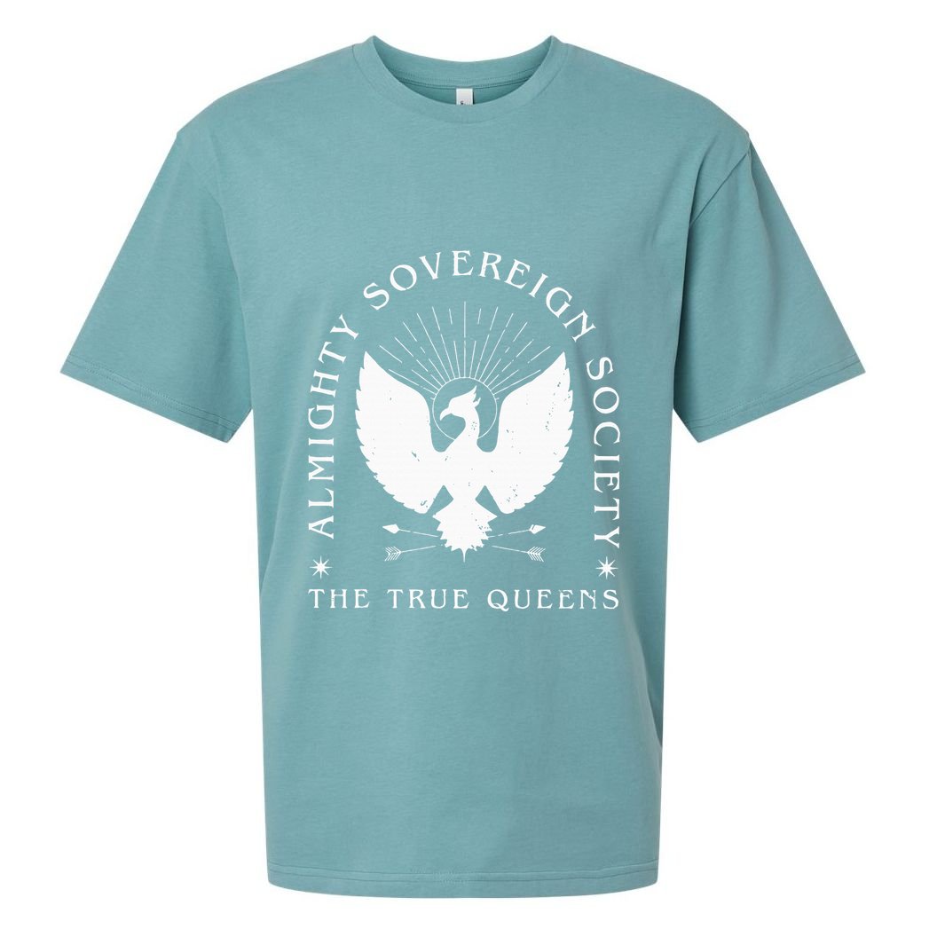 Almighty Sovereign Society Zodiac Academy Geraldine Grus Sueded Cloud Jersey T-Shirt