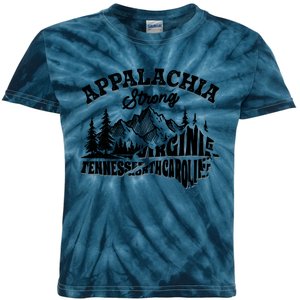 Appalachia Strong Support Suporter Appalachia Kids Tie-Dye T-Shirt