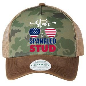 America Star Spangled Stud Graphic Funny Gift Legacy Tie Dye Trucker Hat