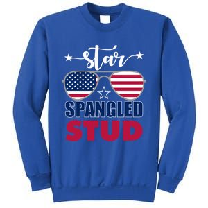 America Star Spangled Stud Graphic Funny Gift Sweatshirt