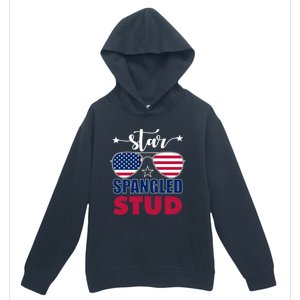 America Star Spangled Stud Graphic Funny Gift Urban Pullover Hoodie