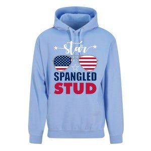 America Star Spangled Stud Graphic Funny Gift Unisex Surf Hoodie