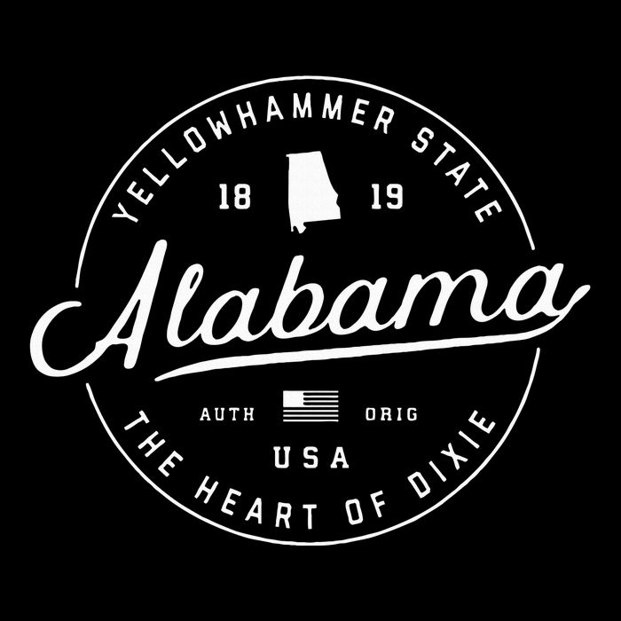 Alabama State Slogan Travel Vacation Button