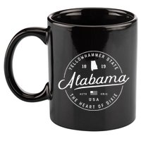 Alabama State Slogan Travel Vacation 11oz C Handle Ceramic Mug
