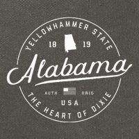 Alabama State Slogan Travel Vacation Cotton Canvas Backpack