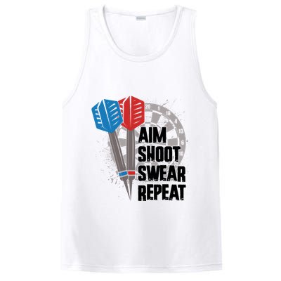 Aim Shoot Swear Repeat Dart Game PosiCharge Competitor Tank