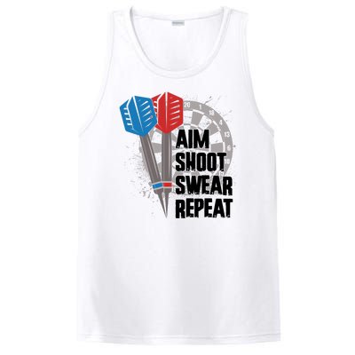 Aim Shoot Swear Repeat Dart Game PosiCharge Competitor Tank