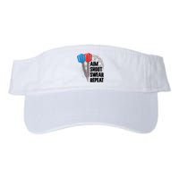 Aim Shoot Swear Repeat Dart Game Visor