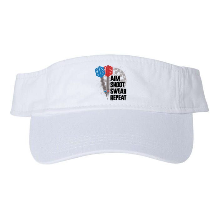 Aim Shoot Swear Repeat Dart Game Visor