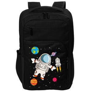 Astronaut Space Science Rocket Ship Gift Impact Tech Backpack