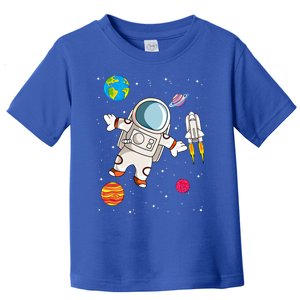 Astronaut Space Science Rocket Ship Gift Toddler T-Shirt