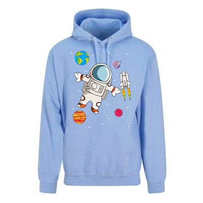 Astronaut Space Science Rocket Ship Gift Unisex Surf Hoodie