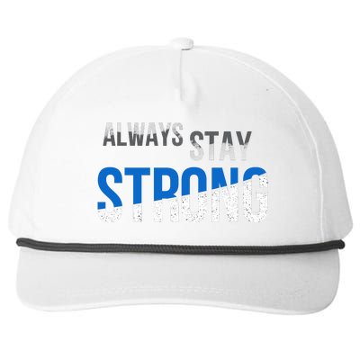 Always Stay Strong Snapback Five-Panel Rope Hat