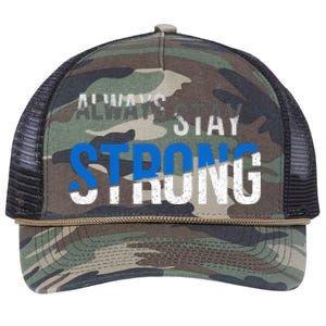 Always Stay Strong Retro Rope Trucker Hat Cap