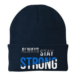 Always Stay Strong Knit Cap Winter Beanie