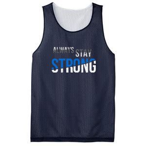 Always Stay Strong Mesh Reversible Basketball Jersey Tank