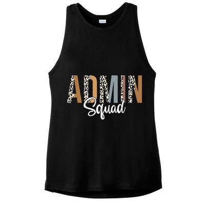 Admin Squad School Admin Assistant Principal Administrator Ladies PosiCharge Tri-Blend Wicking Tank