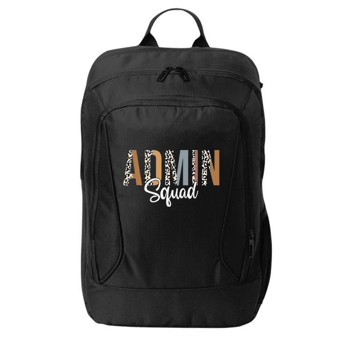Admin Squad School Admin Assistant Principal Administrator City Backpack