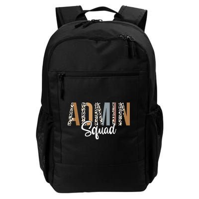 Admin Squad School Admin Assistant Principal Administrator Backpack