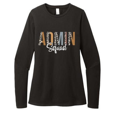 Admin Squad School Admin Assistant Principal Administrator Womens CVC Long Sleeve Shirt