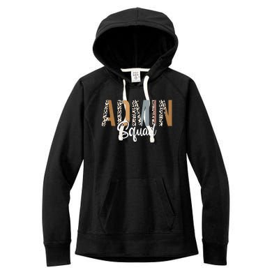 Admin Squad School Admin Assistant Principal Administrator Women's Fleece Hoodie