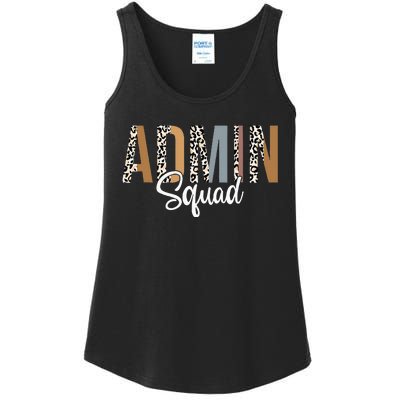 Admin Squad School Admin Assistant Principal Administrator Ladies Essential Tank