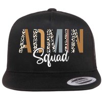Admin Squad School Admin Assistant Principal Administrator Flatbill Hat