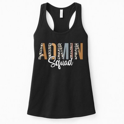 Admin Squad School Admin Assistant Principal Administrator Womens Tank Top