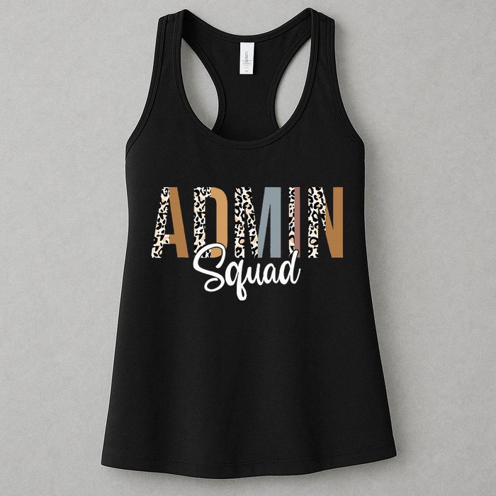 Admin Squad School Admin Assistant Principal Administrator Womens Tank Top