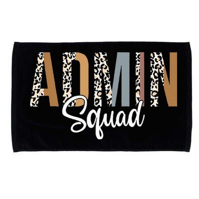 Admin Squad School Admin Assistant Principal Administrator Microfiber Hand Towel