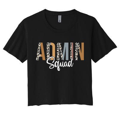 Admin Squad School Admin Assistant Principal Administrator Crop Top