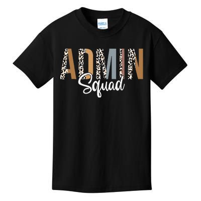 Admin Squad School Admin Assistant Principal Administrator Kids T-Shirt