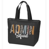Admin Squad School Admin Assistant Principal Administrator Zip Tote Bag