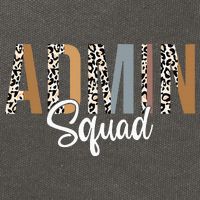 Admin Squad School Admin Assistant Principal Administrator Cotton Canvas Backpack