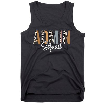 Admin Squad School Admin Assistant Principal Administrator Tank Top