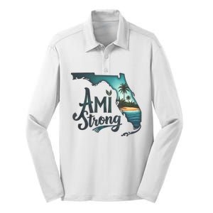 Ami Strong Support Florida Silk Touch Performance Long Sleeve Polo