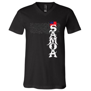 American Samoa Samoa Island Polynesian Samoan V-Neck T-Shirt