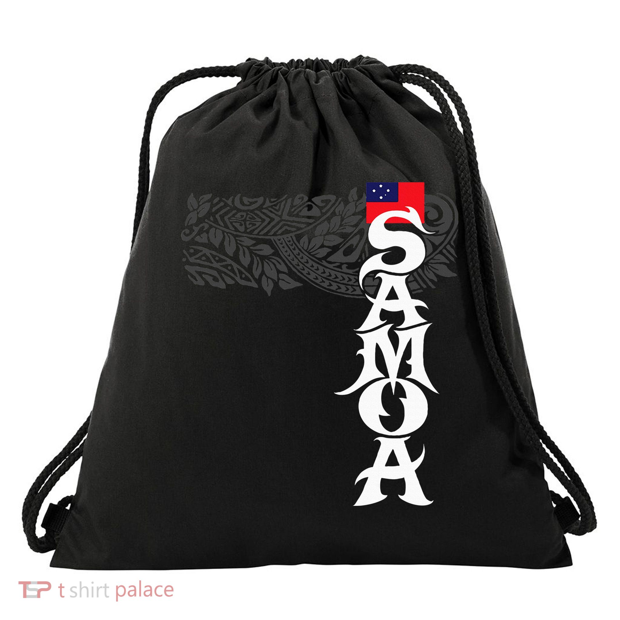 American Samoa Samoa Island Polynesian Samoan Drawstring Bag